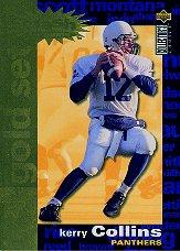 1995 Collector's Choice Crash The Game Gold TD Redemption #C3 Kerry Collins