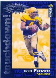 1995 Collector's Choice Crash The Game Silver TD Redemption #C6 Brett Favre