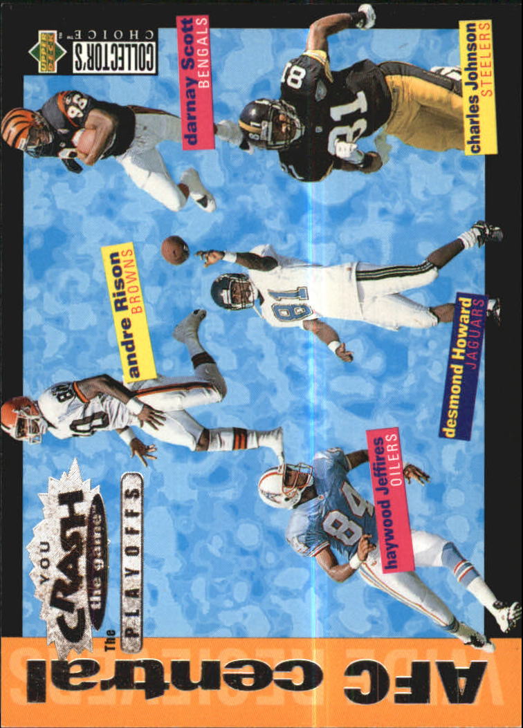 1995 Collector's Choice Update Crash the Playoffs #CP14 AFC Central WR L