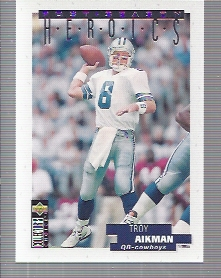 1995 Collector's Choice Update Post Season Heroics #16 Troy Aikman