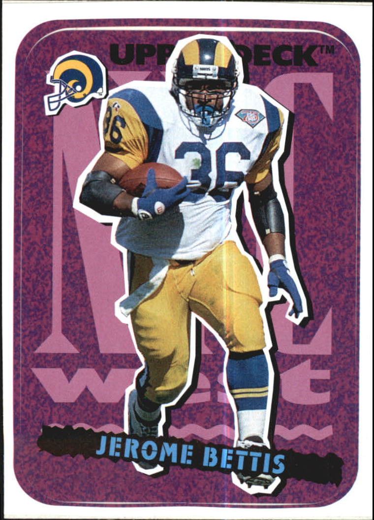 1995 Collector's Choice Update Stick-Ums #3 Jerome Bettis