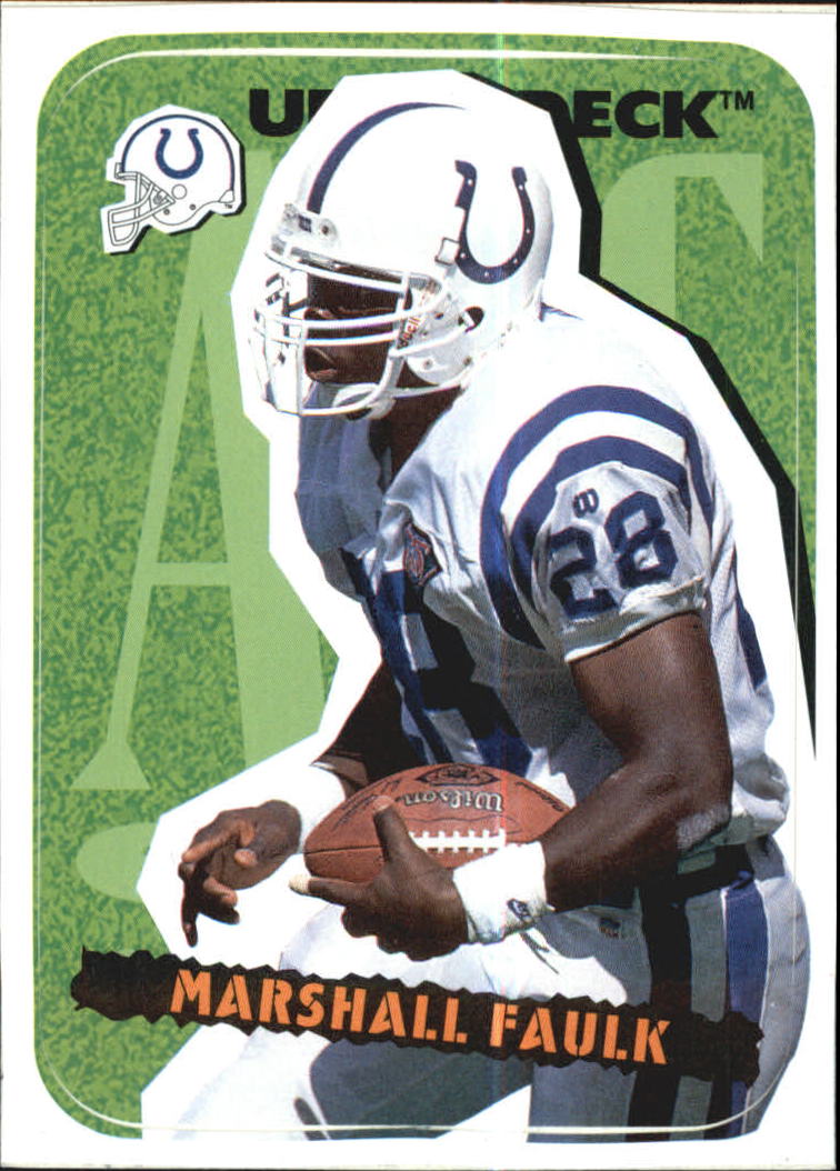 1995 Collector's Choice Update Stick-Ums #17 Marshall Faulk