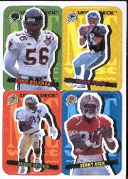 1995 Collector's Choice Update Stick-Ums #33 J.Rice/Doleman/Reich/Brown