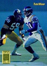 1995 Collector's Edge TimeWarp Black Label #10 Cris Carter/Jack Ham