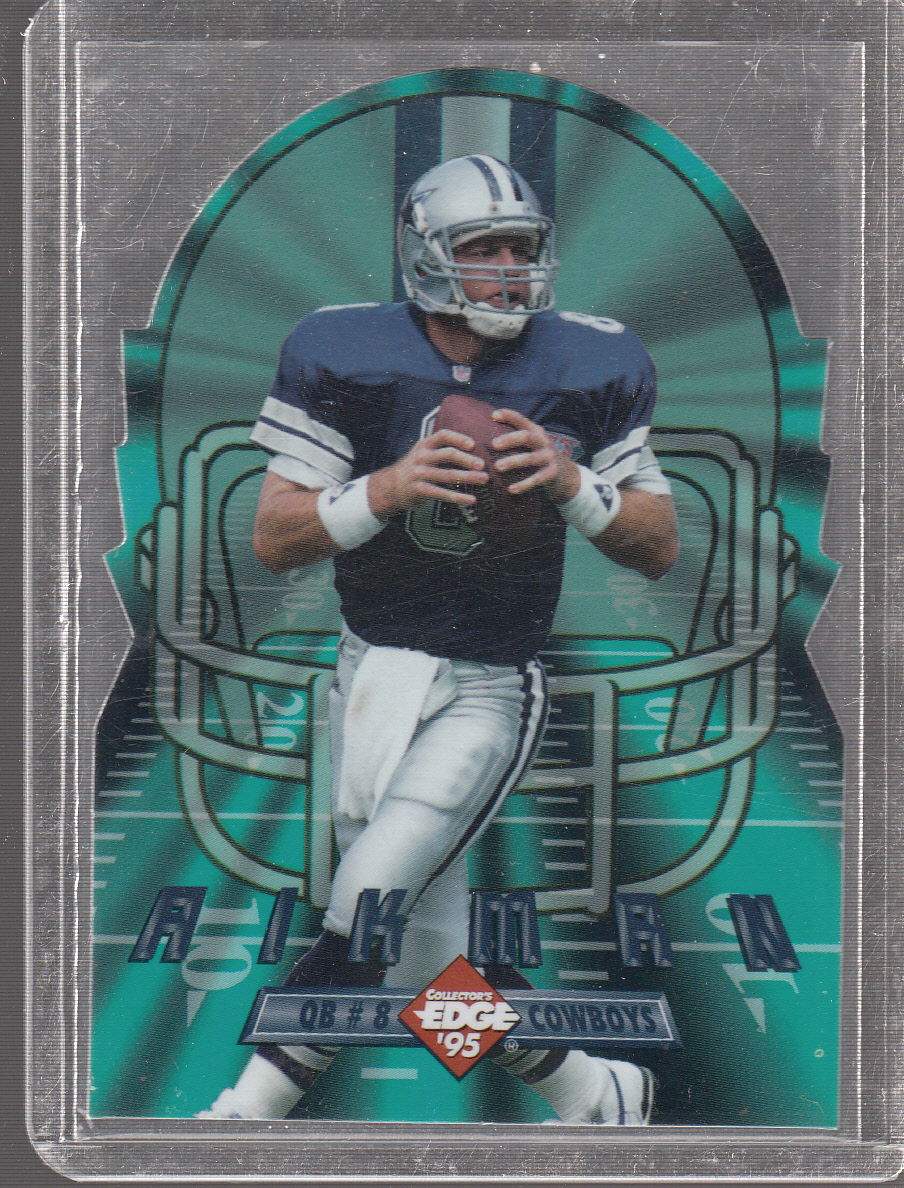1995 Collector's Edge Instant Replay EdgeTech Die Cuts #1 Troy Aikman