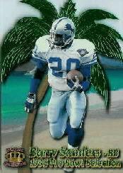 1995 Crown Royale Pro Bowl Die Cuts #PB15 Barry Sanders