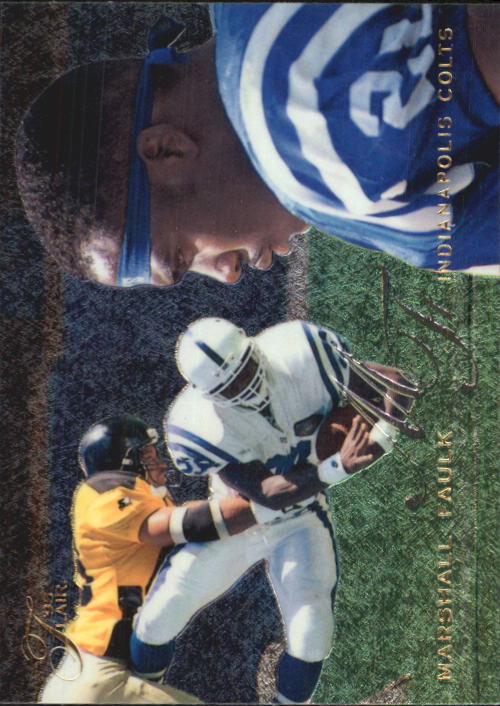 1995 Flair #91 Marshall Faulk