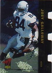 1995 Images Limited/Live Die Cuts #DC13 Joey Galloway