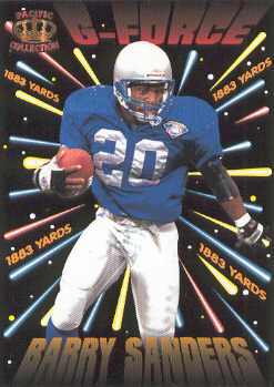 1995 Pacific G-Force #GF4 Barry Sanders