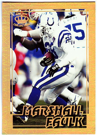 1995 Pacific Gems of the Crown #GC13 Marshall Faulk