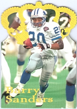 1995 Pacific Gold Crown Die Cuts #DC6 Barry Sanders
