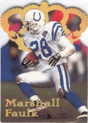1995 Pacific Gold Crown Die Cuts #DC7 Marshall Faulk
