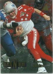 1995 Pinnacle Black 'N Blue #4 Drew Bledsoe