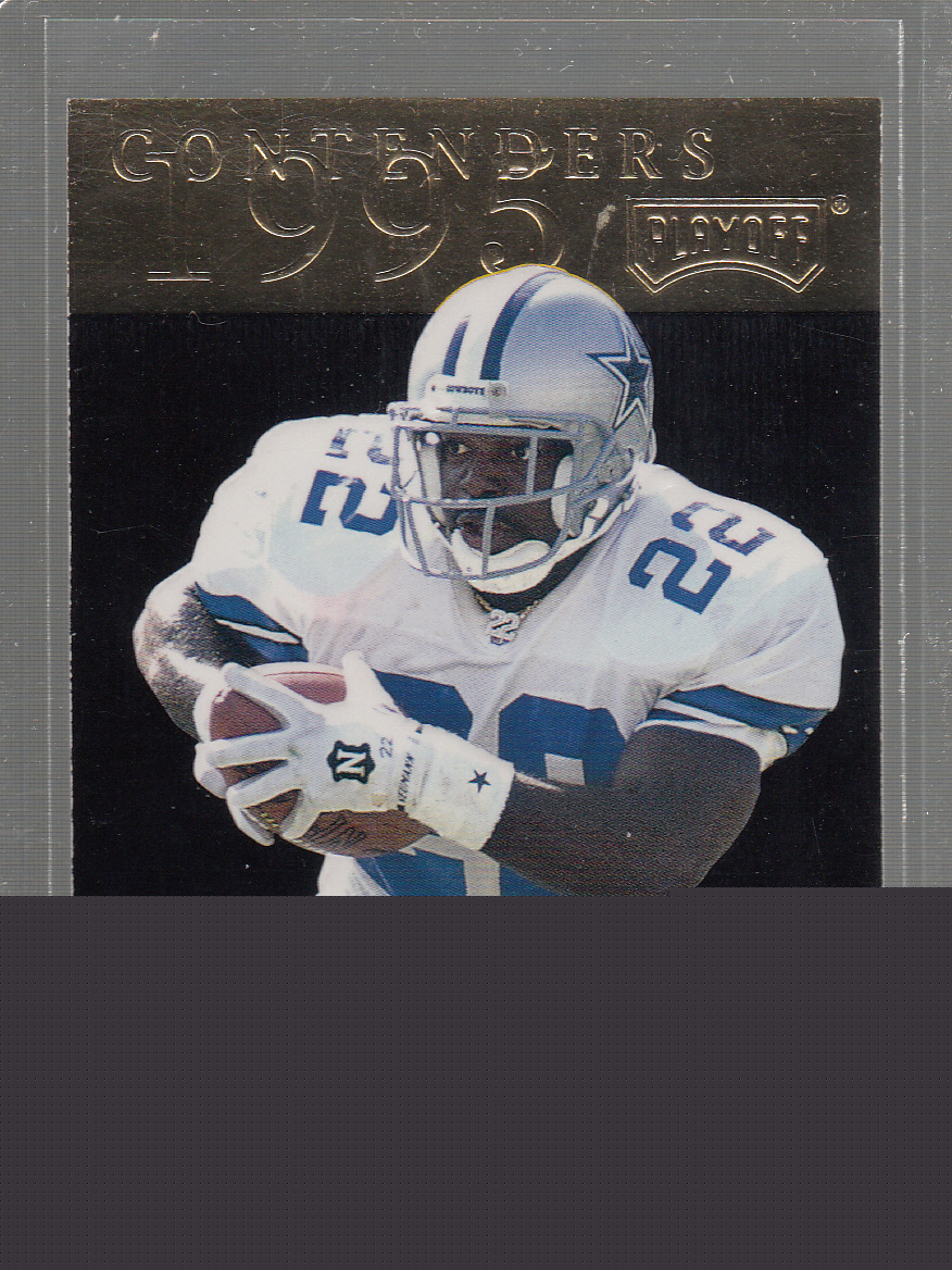 1995 Playoff Contenders Back-to-Back #2 E.Smith/M.Faulk