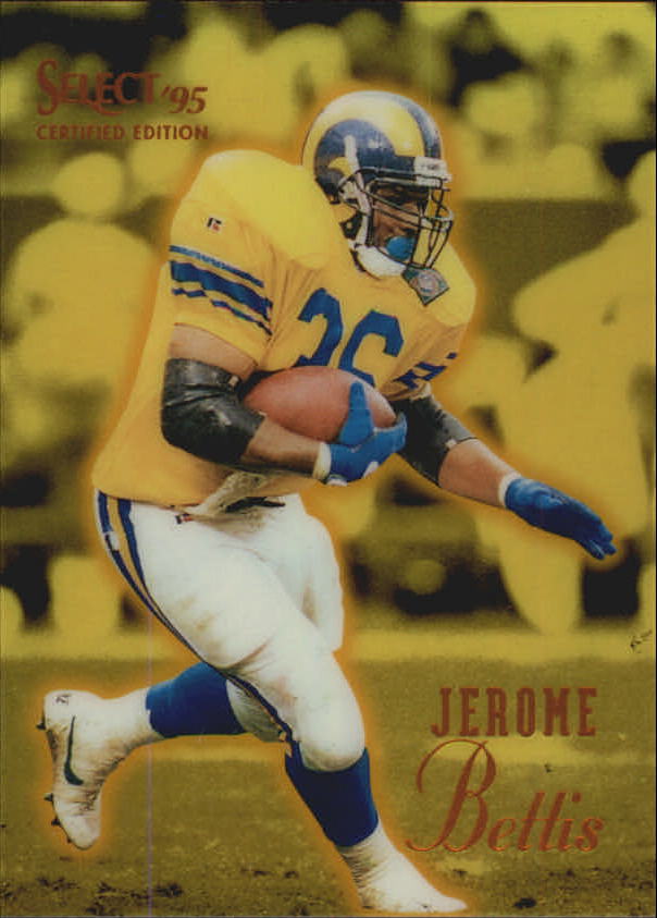 1995 Select Certified Mirror Gold #6 Jerome Bettis