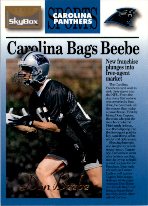 1995 SkyBox Premium #15 Don Beebe
