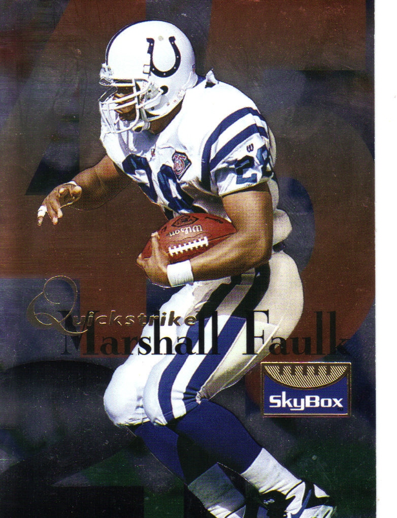 1995 SkyBox Premium Quickstrike #Q2 Marshall Faulk
