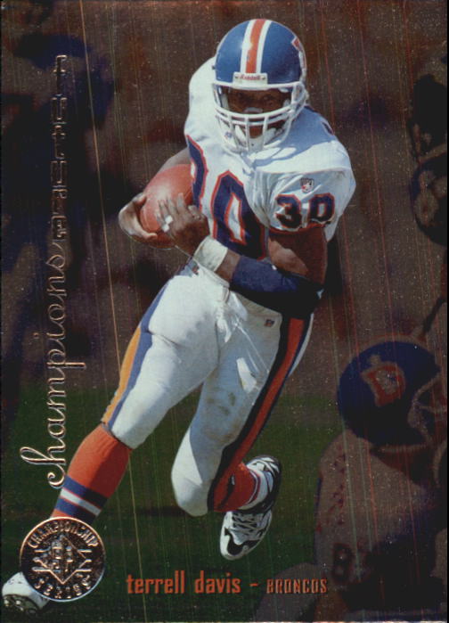1995 SP Championship #14 Terrell Davis RC
