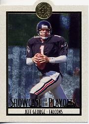 1995 SP Championship Playoff Showcase Die Cuts #PS10 Jeff George