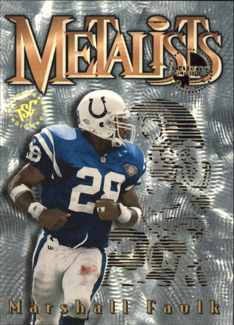 1995 Stadium Club Metalists #M7 Marshall Faulk