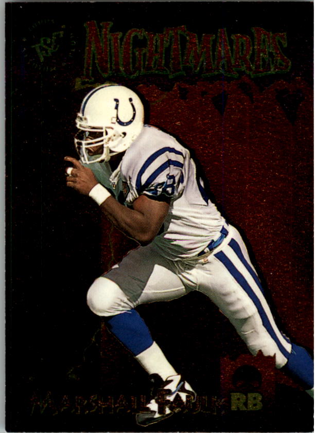 1995 Stadium Club Nightmares #NM14 Marshall Faulk