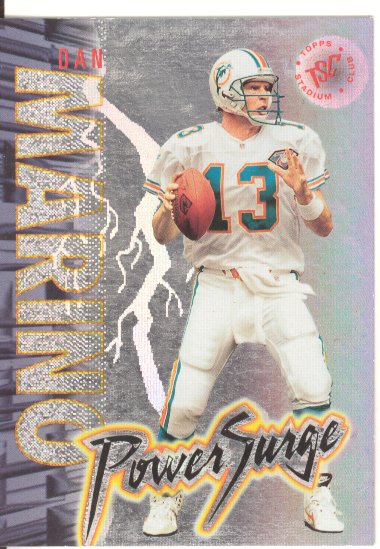 1995 Stadium Club Power Surge #PS1 Dan Marino