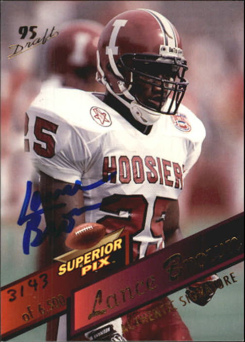 1995 Superior Pix Autographs #82 Lance Brown/6500