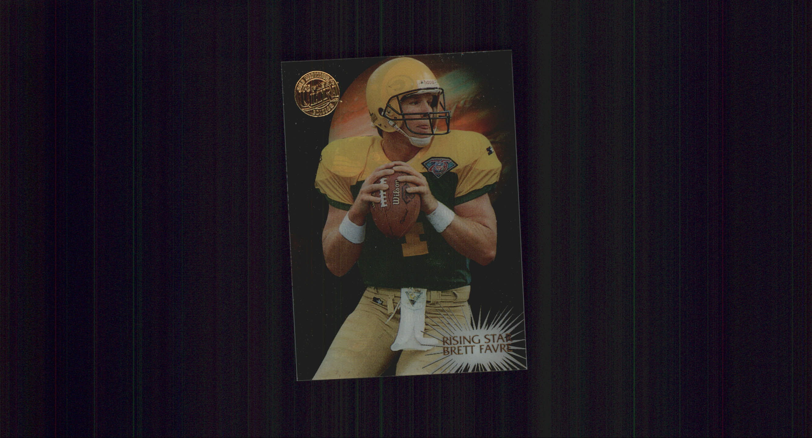 1995 Ultra Rising Stars Gold Medallion #6 Brett Favre