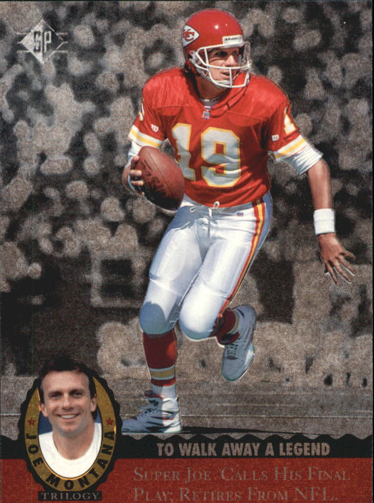 1995 Upper Deck Joe Montana Trilogy #MT20 Joe Montana