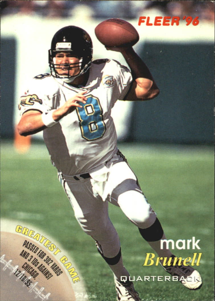 1996 FACT Fleer Shell #47 Mark Brunell