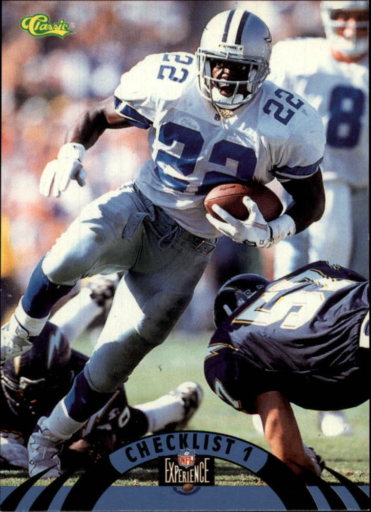 1996 Classic NFL Experience #124 Emmitt Smith CL