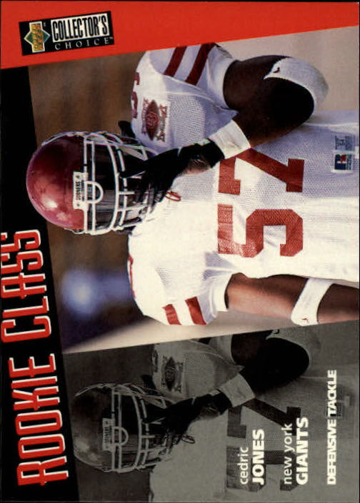 1996 Collector's Choice #5 Cedric Jones RC