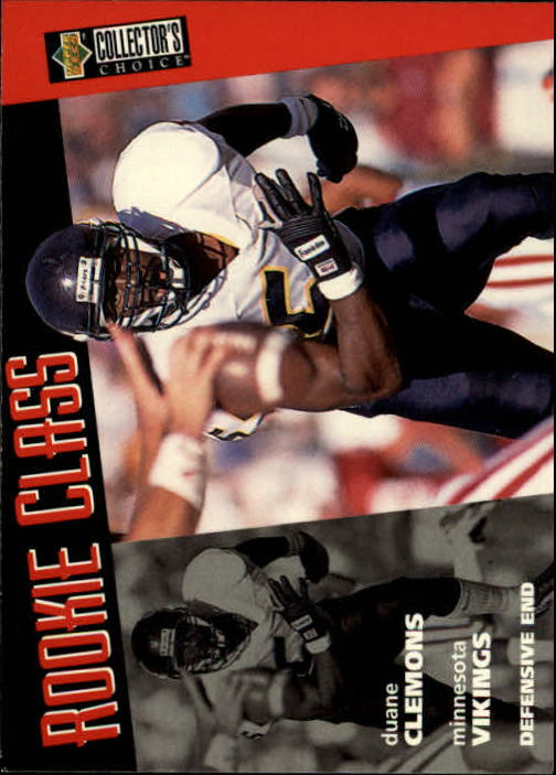 1996 Collector's Choice #14 Duane Clemons RC