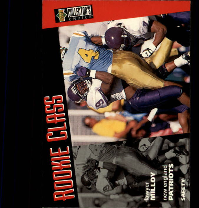 1996 Collector's Choice #24 Lawyer Milloy RC