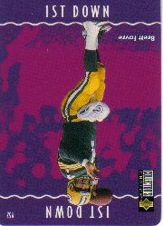1996 Collector's Choice Update You Make The Play #Y52 Brett Favre