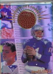 1996 Collector's Edge Advantage Game Ball #G7 Drew Bledsoe