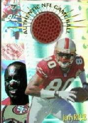 1996 Collector's Edge Advantage Game Ball #G27 Jerry Rice