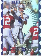 1996 Donruss Hit List #16 Troy Aikman