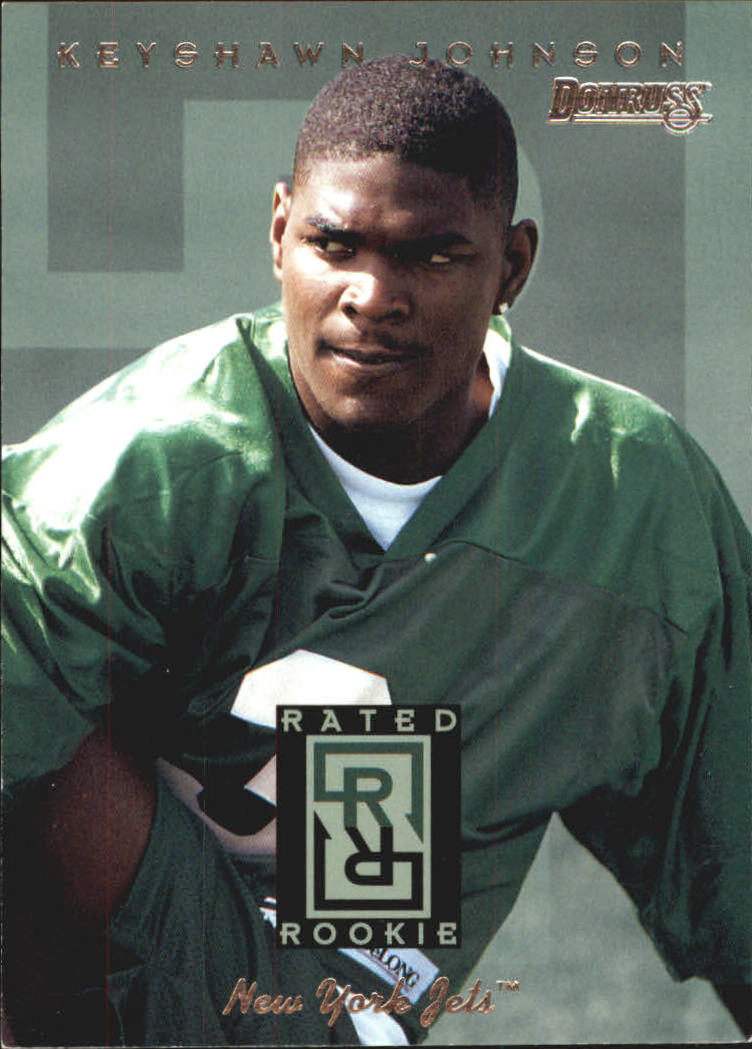 1996 Donruss Rated Rookies #1 Keyshawn Johnson