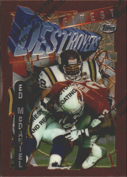 1996 Finest #98 Ed McDaniel B