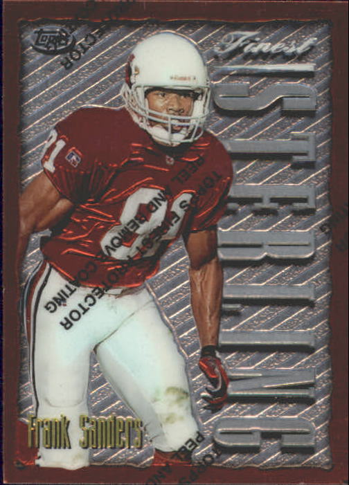 1996 Finest #139 Frank Sanders B