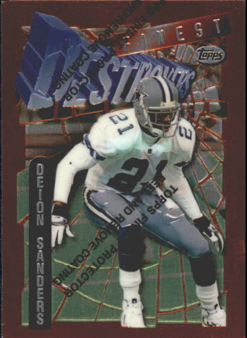 1996 Finest #151 Deion Sanders B