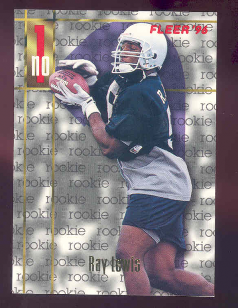 1996 Fleer #165 Ray Lewis RC