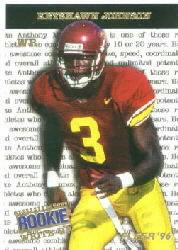 1996 Fleer Rookie Write-Ups #7 Keyshawn Johnson