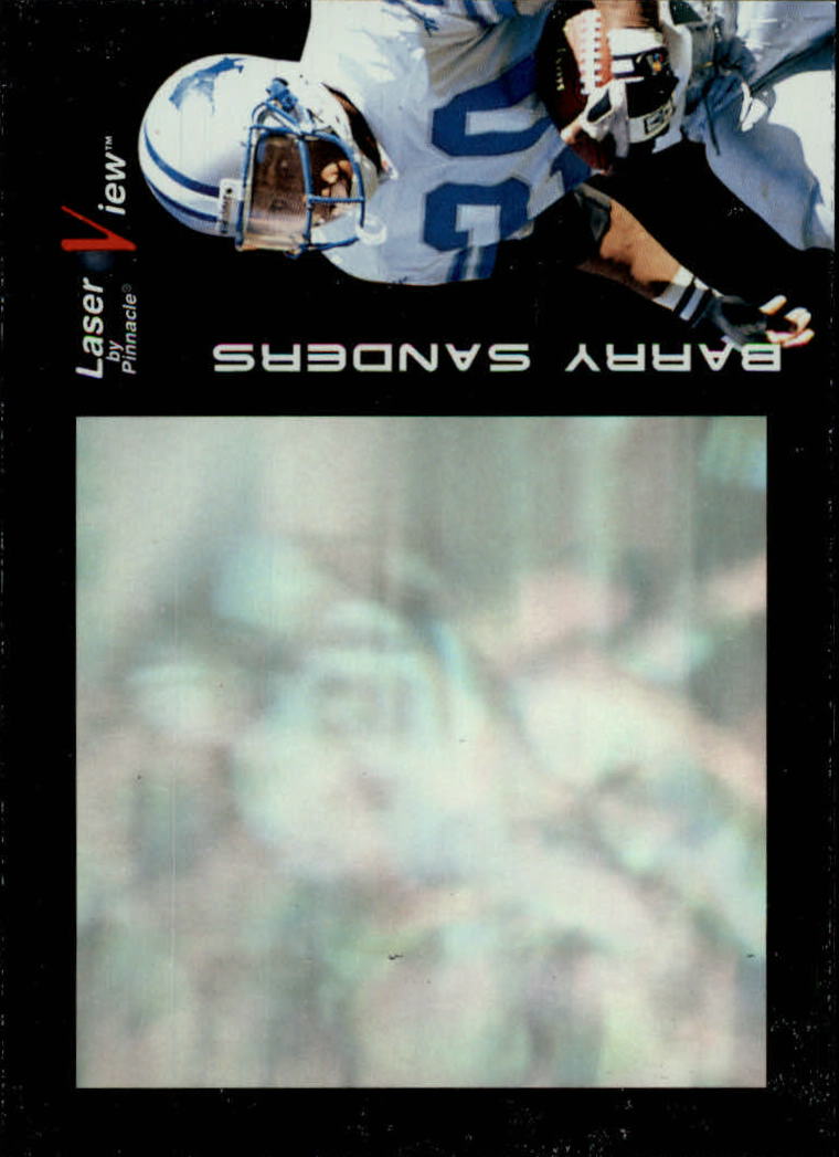 1996 Laser View #6 Barry Sanders