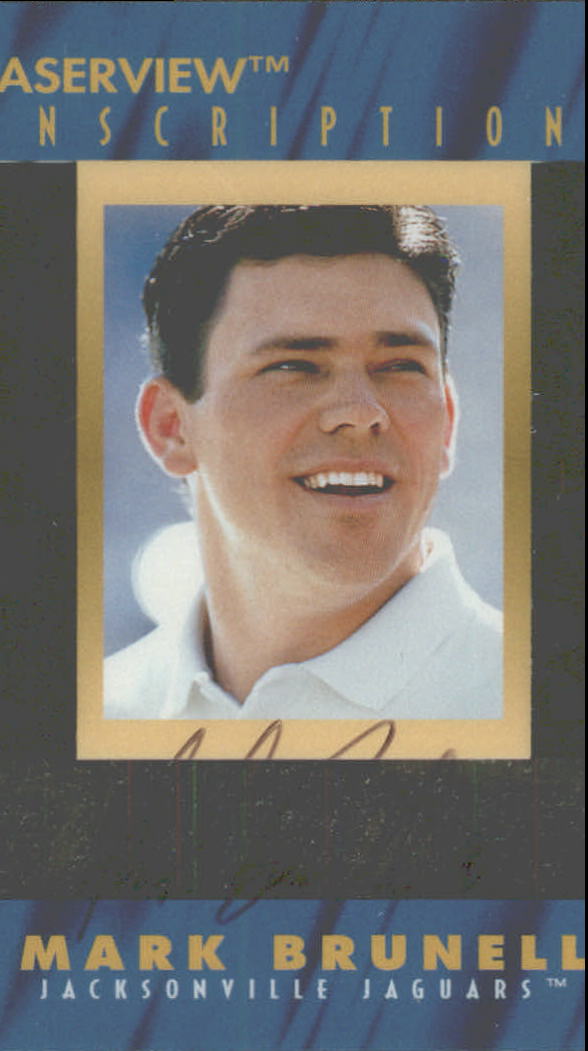 1996 Laser View Inscriptions #4 Mark Brunell/3200