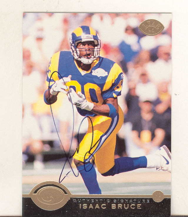 1996 Leaf Collector's Edition Autographs #2 Isaac Bruce