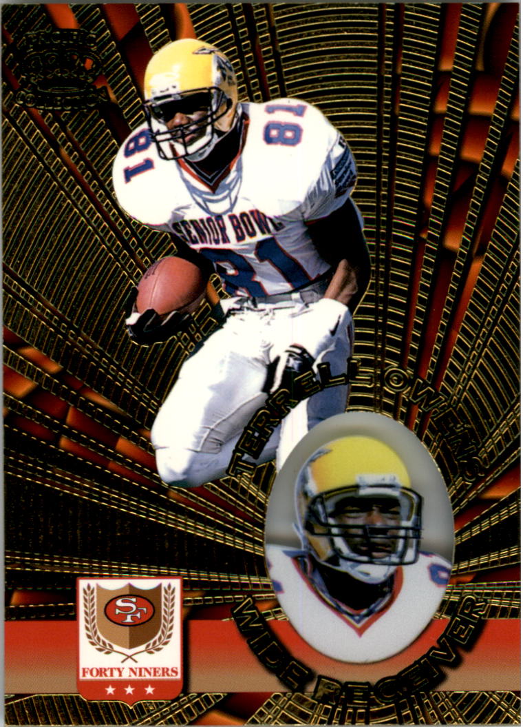 1996 Pacific Invincible #132 Terrell Owens RC
