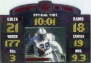 1996 Pacific Litho-Cel Moments in Time #MT12 Marshall Faulk