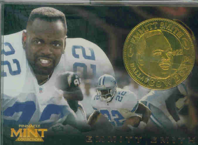 1996 Pinnacle Mint Coins Brass #15 Emmitt Smith
